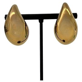 Orecchini a bottone placcati oro Bottega Veneta