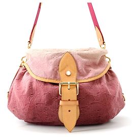 Louis Vuitton Monogram Denim Sunshine NM Schultertasche