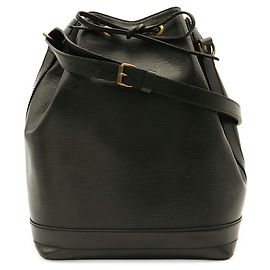 Borsa a tracolla Louis Vuitton Epi Noe Noir
