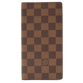 Portafoglio lungo bi-fold Louis Vuitton Damier