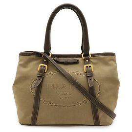 Prada Jacquard-Band Handtasche Tote Bag