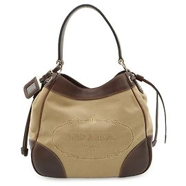 Prada Jacquard Schultertasche