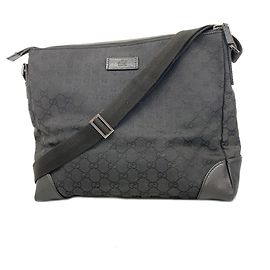 Borsa a Tracolla Gucci Nera GG Canvas 110054