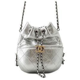 Borsa a tracolla con catena in pelle Chanel Gabrielle