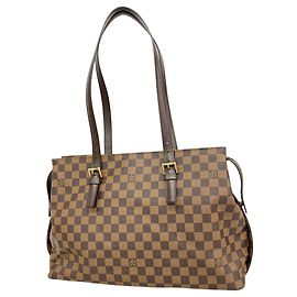 Borsa Tote Louis Vuitton Damier Chelsea N51119 Ebene