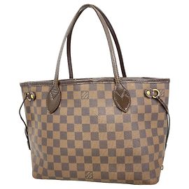 Louis Vuitton Damier Neverfull PM Tote Bag N51109 Ebene