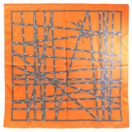 Hermès Hermes Seidentuch in Orange
