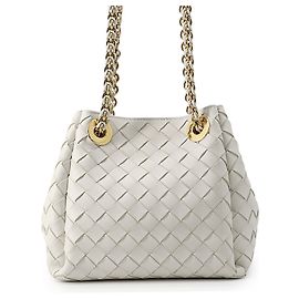 Borsa a tracolla Bottega Veneta Intrecciato con catena