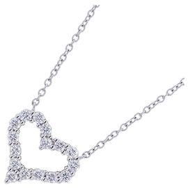 Autre Marque Tiffany & Co. Sentimental Heart Pendant Mini Diamond Halskette
