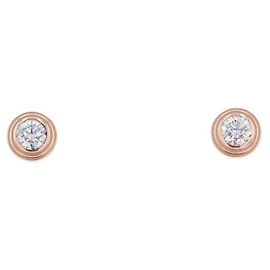 Cartier Diamant-Stecker Ohrringe in 18K Roségold