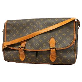 Bolso de hombro Louis Vuitton Monogram Gibeciere GM