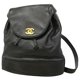 Zaino Chanel Triple Coco in pelle caviar