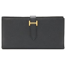 Hermès Hermes Bearn Soufflé Bi-fold langes Portemonnaie