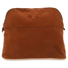 Bolso Hermès Bolide Marrón de Tela