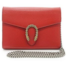 Borsa a tracolla in pelle Gucci Dionysus Chain Wallet