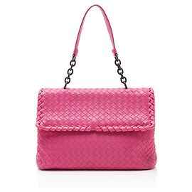 Sac à épaule Olimpia Small en cuir nappa Intrecciato Bottega Veneta