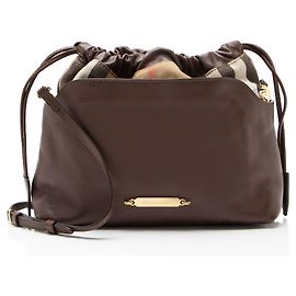 Borsa a tracolla Burberry House Check Leather Little Crush