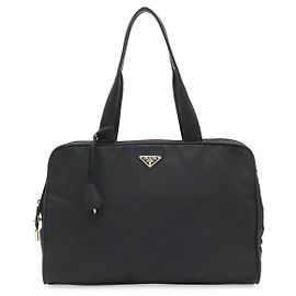 Maletín Prada con logotipo Triangle