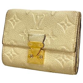 Cartera Louis Vuitton Cream Tri-fold