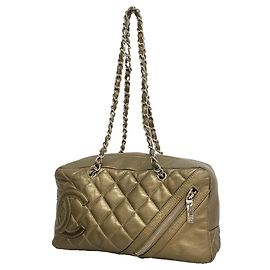 Chanel Cambon Schultertasche mit Kette