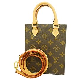 Borsa Louis Vuitton Monogram Petite Sac Plat