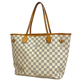 Louis Vuitton Damier Azur Neverfull MM Tote Bag