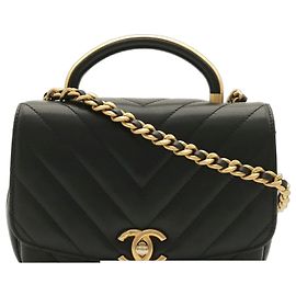 Chanel V-stitch Coco Mark Handtasche