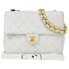 Chanel Vintage Square Classic Flap Quilted Lambskin Small