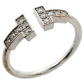 Autre Marque Tiffany & Co. T Wire Ring aus 18K Weißgold