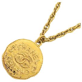 Collier Chanel plaqué or
