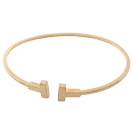 Autre Marque Tiffany & Co. T-Wire Narrow Armreif aus 18K Roségold