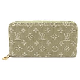 Portafoglio lungo Louis Vuitton Monogram Denim