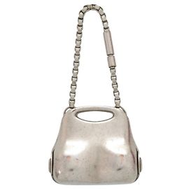 Portachiavi Chanel Argento Motivo Borsa