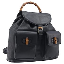 Gucci Vintage Bamboo Leather Medium