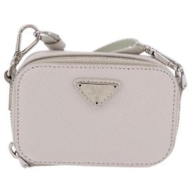 Prada Brique Camera Crossbody Bag aus Saffiano-Leder