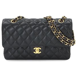 Bolsa de Ombro com Corrente Chanel Matelasse 25