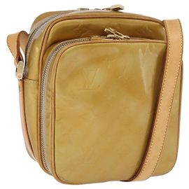 LOUIS VUITTON Monogram Vernis Wooster Shoulder Bag Gris M91036 LV Auth hk4071