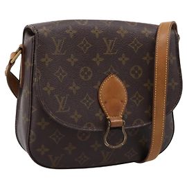 LOUIS VUITTON Monogram Saint Cloud GM Shoulder Bag M51242 LV Auth 199927