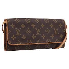 LOUIS VUITTON Monogram Pochette Twin GM Shoulder Bag M51852 LV Auth am12527V