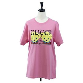 T-shirt GUCCI Teddy Bear em algodão XXS Rosa Auth 193727M