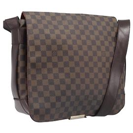 Borsa a tracolla LOUIS VUITTON Damier Ebene Bastille N45258 LV Auth BA15131