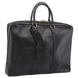 LOUIS VUITTON Epi Porte Documents Voyage Business Bag Black M40321 Auth 201958