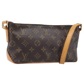 Borsa a tracolla LOUIS VUITTON Monogram Trotteur M51240 LV Auth ka5999