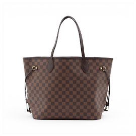 Louis Vuitton Borsa a tracolla Shopper Neverfull MM Canvas Neo Damier Ebene