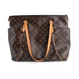 Louis Vuitton Totally GM Canvas Shopper Schultertasche Braun