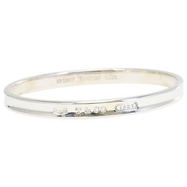 Autre Marque Tiffany & Co. 1837 Narrow Silver Bangle