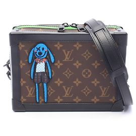 Borsa a tracolla Louis Vuitton Soft Trunk Monogram Macassar