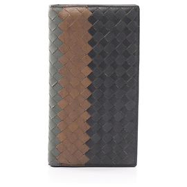 Cartera larga bi-fold Intrecciato Bottega Veneta