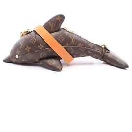 Bolsa Dolphin Louis Vuitton em couro Monogram marrom