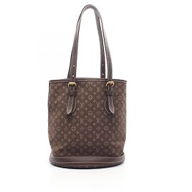 Borsa Tote Louis Vuitton Monogram Mini Lin Ebene